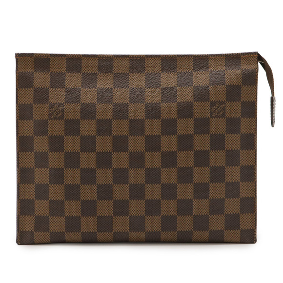 LOUIS VUITTON Authentic Brown Damier Pouch